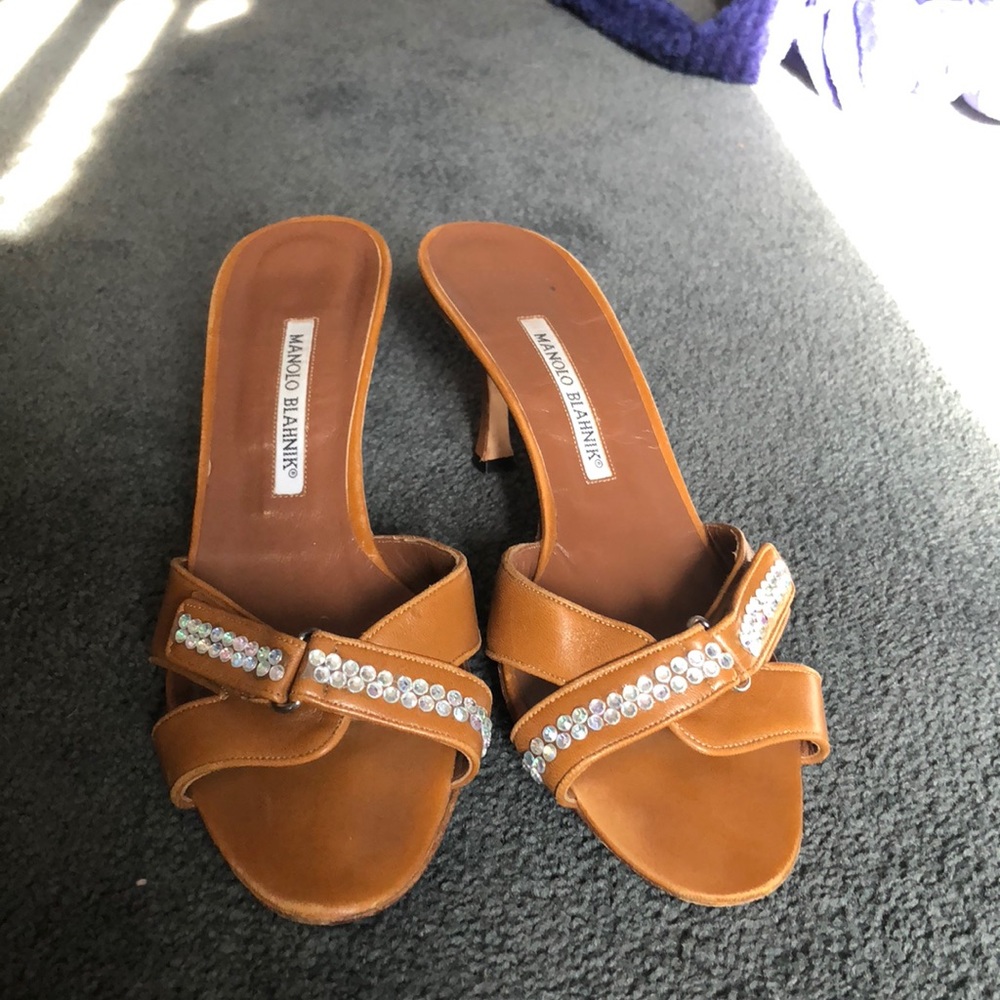 Manila Blahnik Slides